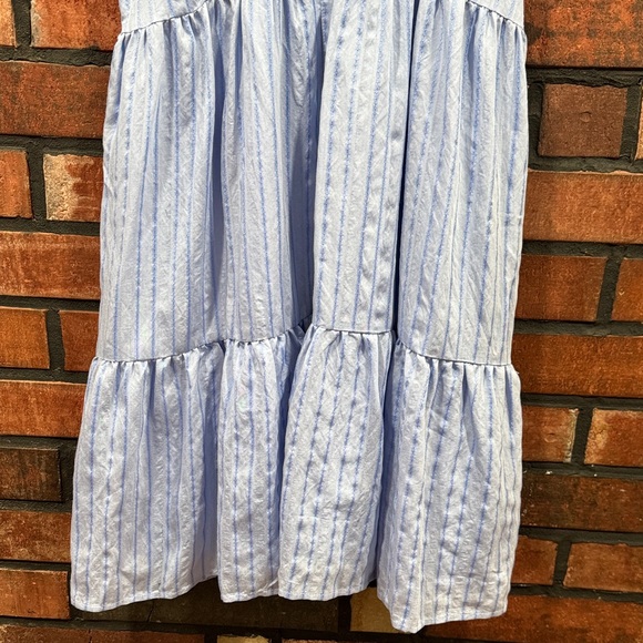 Pomander Place Light Blue Striped Dress - Picture 6 of 13